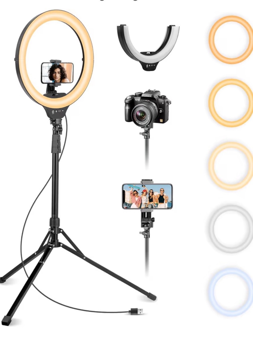 Aureday 14'' Selfie Ring Light